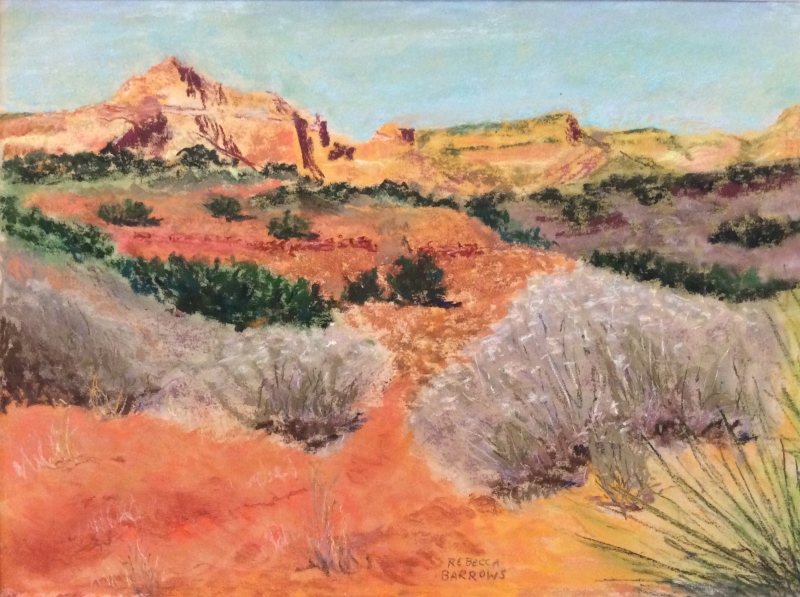 Palo Duro Winter by artist Rebecca Barrows